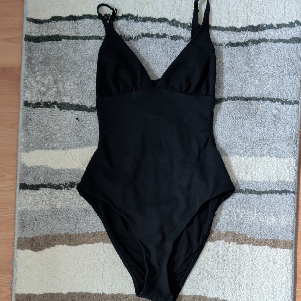 La Vie En Rose Black One Piece Swimsuit